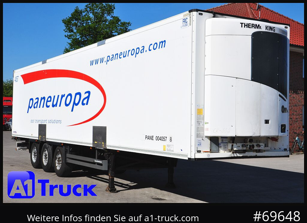 SCHMITZ Rohrbahnen Fleisch, Meat, 4079 Stunden, TK SLX 400 - Refrigerated semi-trailer: picture 1 SCHMITZ Rohrbahnen Fleisch, Meat, 4079 Stunden, TK SLX 400 - Refrigerated semi-trailer: picture 1