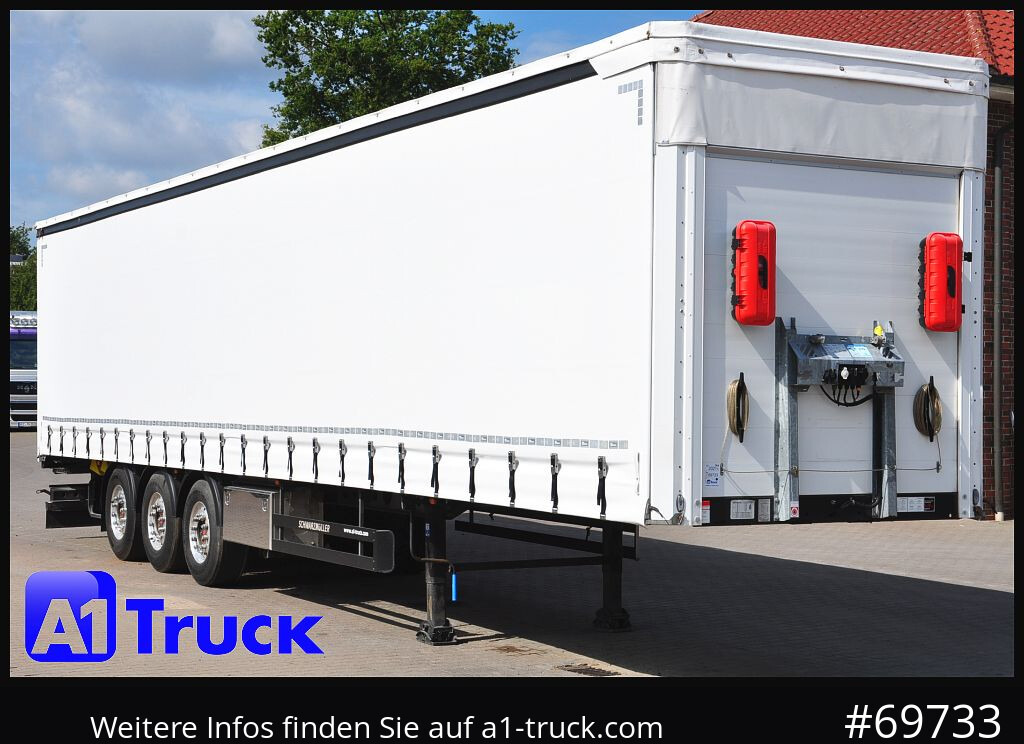 SCHWARZMUELLER Lenkachse Alu, Lift, Code XL DC 9.5 5920 Kg, - Curtainsider semi-trailer: picture 1 SCHWARZMUELLER Lenkachse Alu, Lift, Code XL DC 9.5 5920 Kg, - Curtainsider semi-trailer: picture 1