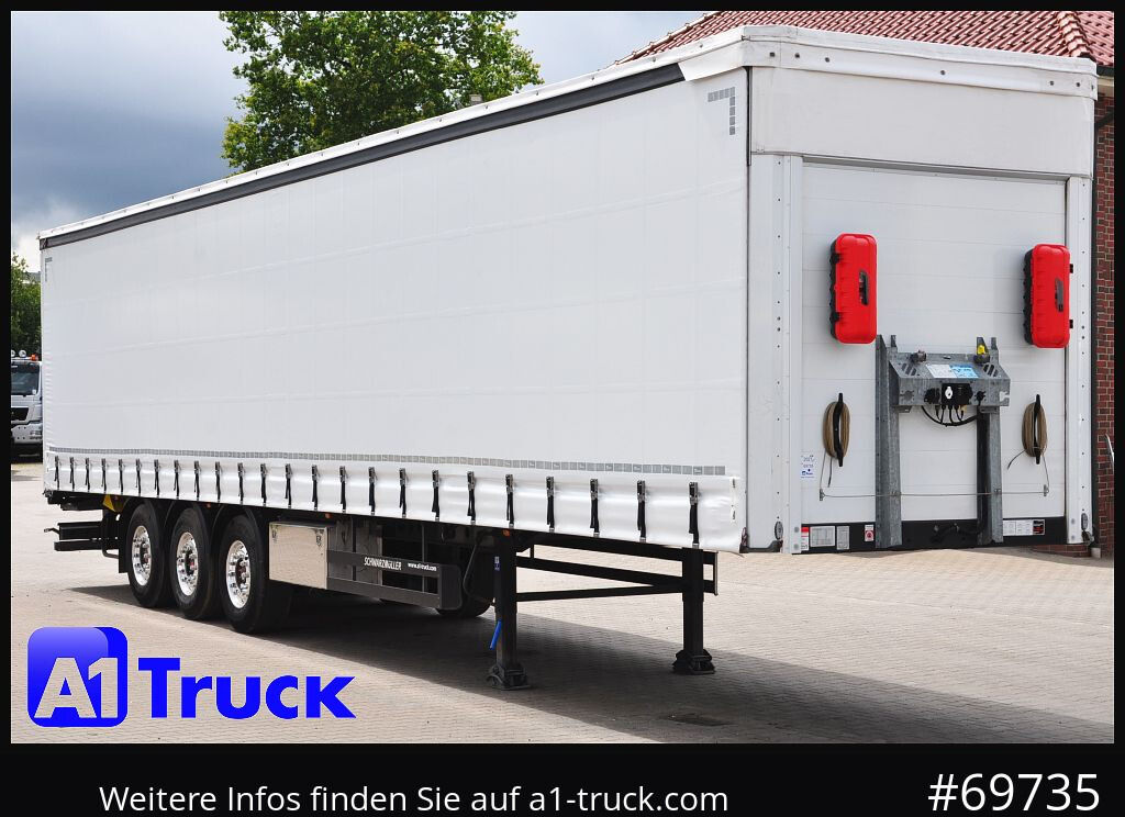 SCHWARZMUELLER Lenkachse Alu, Lift, Code XL DC 9.5 5920 Kg, - Curtainsider semi-trailer: picture 1 SCHWARZMUELLER Lenkachse Alu, Lift, Code XL DC 9.5 5920 Kg, - Curtainsider semi-trailer: picture 1