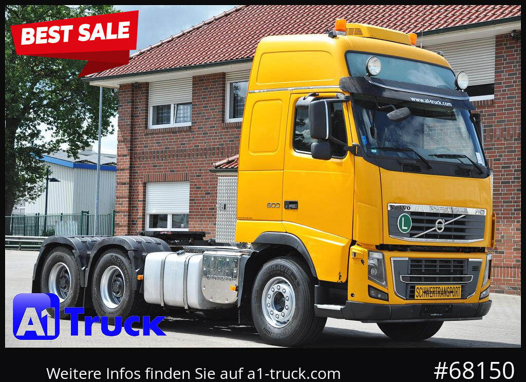 VOLVO FH16, 600, 6x4, Schwerlast,120t.Standklima, Hydraulik, - Tractor unit: picture 1 VOLVO FH16, 600, 6x4, Schwerlast,120t.Standklima, Hydraulik, - Tractor unit: picture 1