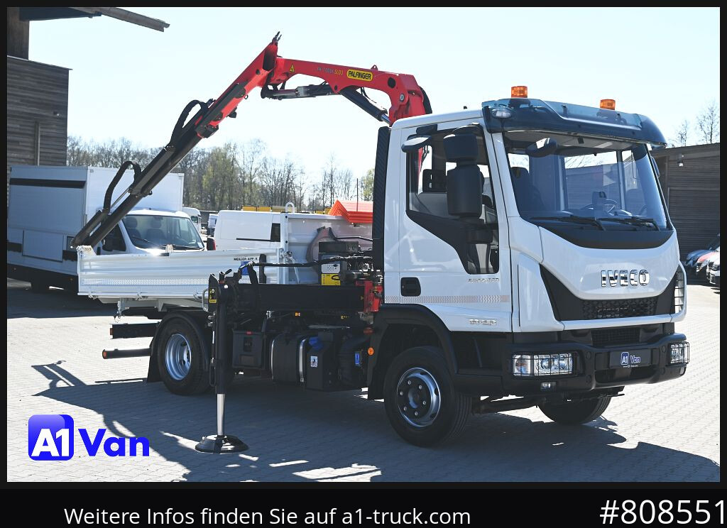 IVECO Eurocargo 80E22 Kipper Kran, Palfinger, Klima, Luftfederung - Truck, Crane truck: picture 1 IVECO Eurocargo 80E22 Kipper Kran, Palfinger, Klima, Luftfederung - Truck, Crane truck: picture 1