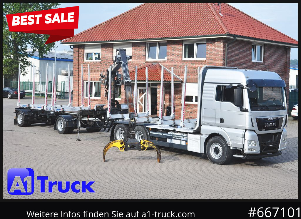 MAN TGX 26.480, Holz Kesla 2109, 6x4, - Truck, Crane truck: picture 1 MAN TGX 26.480, Holz Kesla 2109, 6x4, - Truck, Crane truck: picture 1