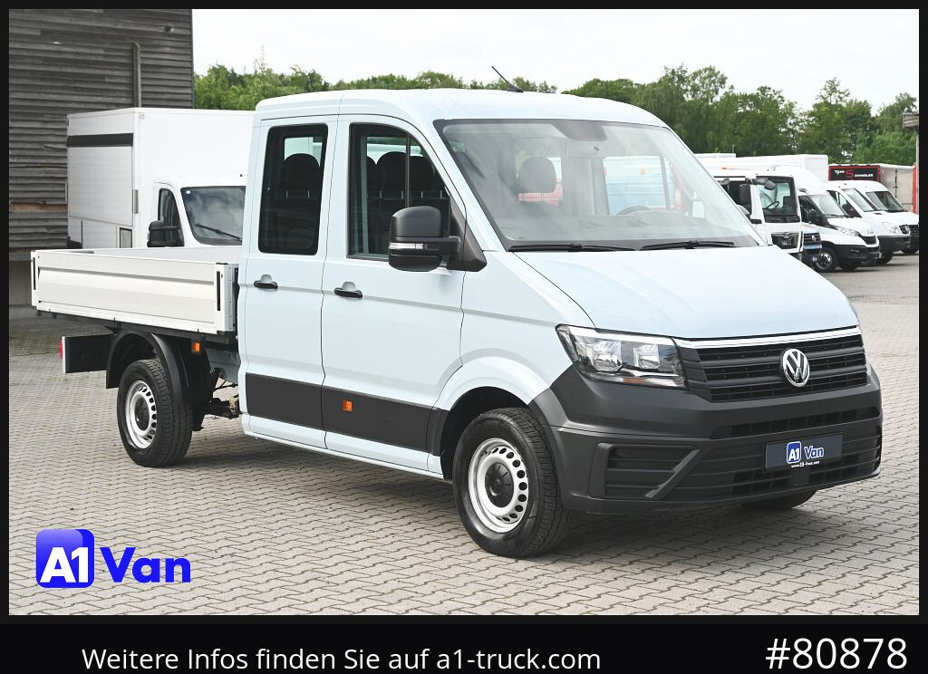 VOLKSWAGEN Crafter 35 Pritsche Doka, AHK, 7-Sitzer - Open body delivery van, Crew cab van: picture 1 VOLKSWAGEN Crafter 35 Pritsche Doka, AHK, 7-Sitzer - Open body delivery van, Crew cab van: picture 1