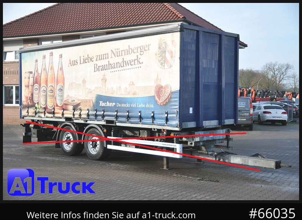 WECON 7,82 Plattform, Verzinkt, 7820mm, Staplertasche, ohne Hecktür - Curtainside swap body: picture 1 WECON 7,82 Plattform, Verzinkt, 7820mm, Staplertasche, ohne Hecktür - Curtainside swap body: picture 1