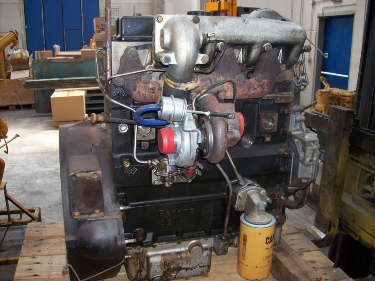 Caterpillar 3054 Motore PERKINS Serie 1000. Revisionato, completo di turbo nuovo. Effettuato banco prova. - Engine for Construction machinery: picture 2 Caterpillar 3054 Motore PERKINS Serie 1000. Revisionato, completo di turbo nuovo. Effettuato banco prova. - Engine for Construction machinery: picture 2