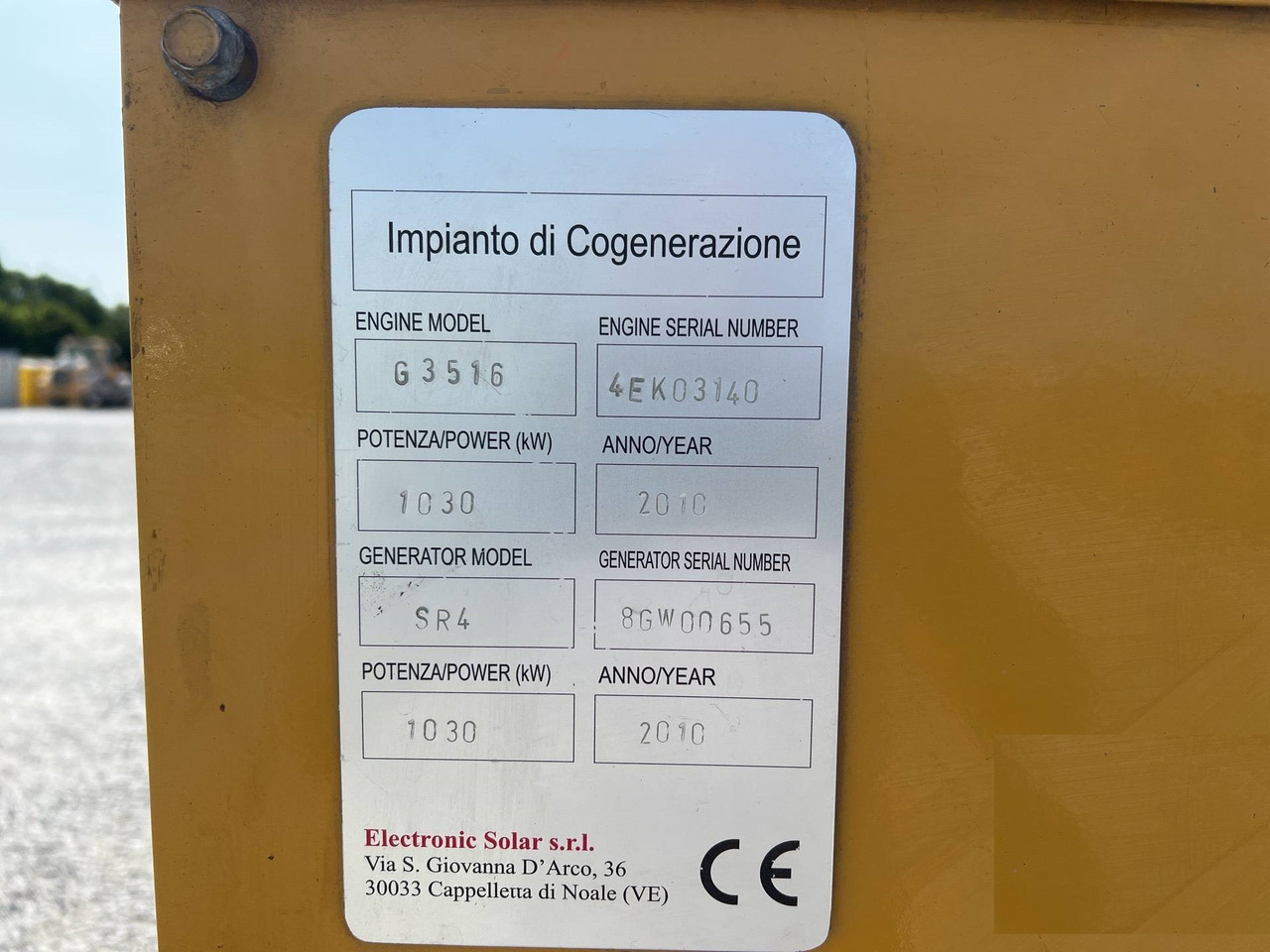 Caterpillar G3516 - Generator set: picture 5 Caterpillar G3516 - Generator set: picture 5
