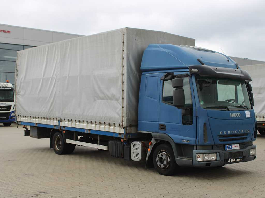 Iveco EUROCARGO 75E18, EURO 4, PNEU 80% - Curtain side truck: picture 3 Iveco EUROCARGO 75E18, EURO 4, PNEU 80% - Curtain side truck: picture 3