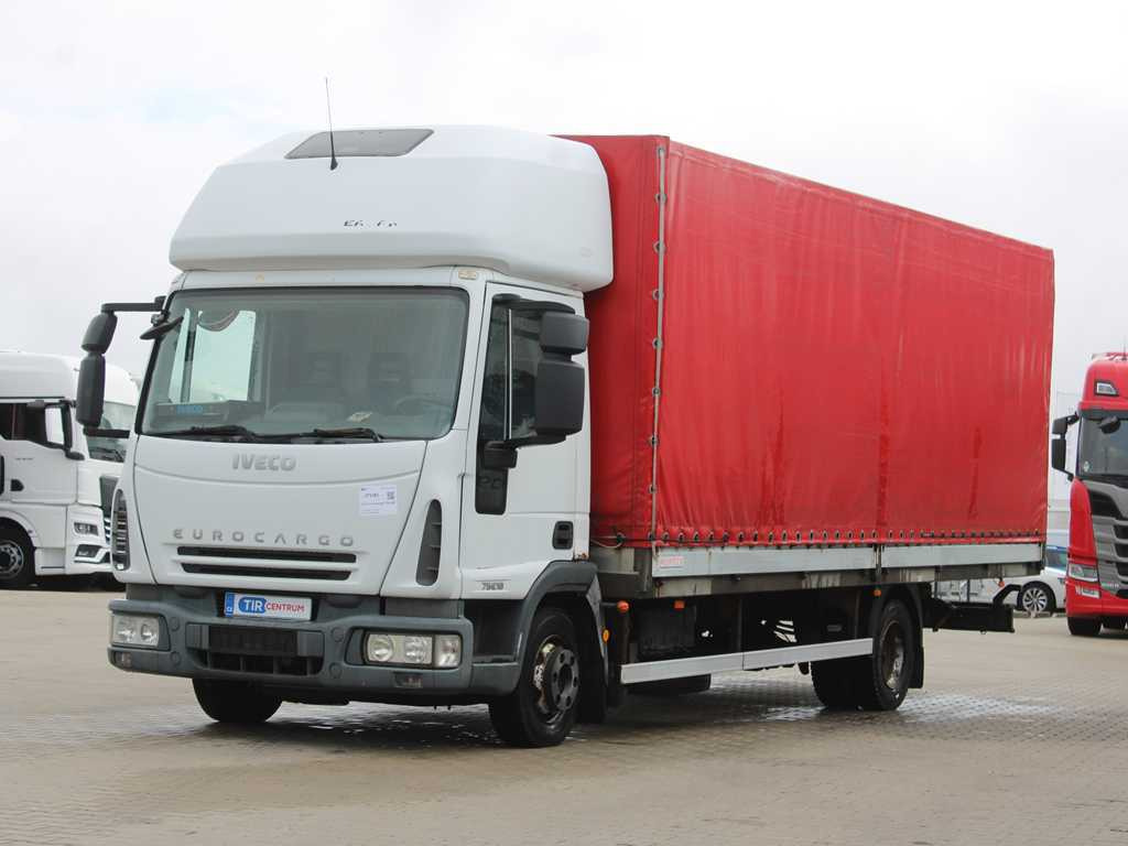 Iveco EUROCARGO ML 75E18, EURO 4, SIDE PANEL, SLEEPING BODY - Curtain side truck: picture 1 Iveco EUROCARGO ML 75E18, EURO 4, SIDE PANEL, SLEEPING BODY - Curtain side truck: picture 1