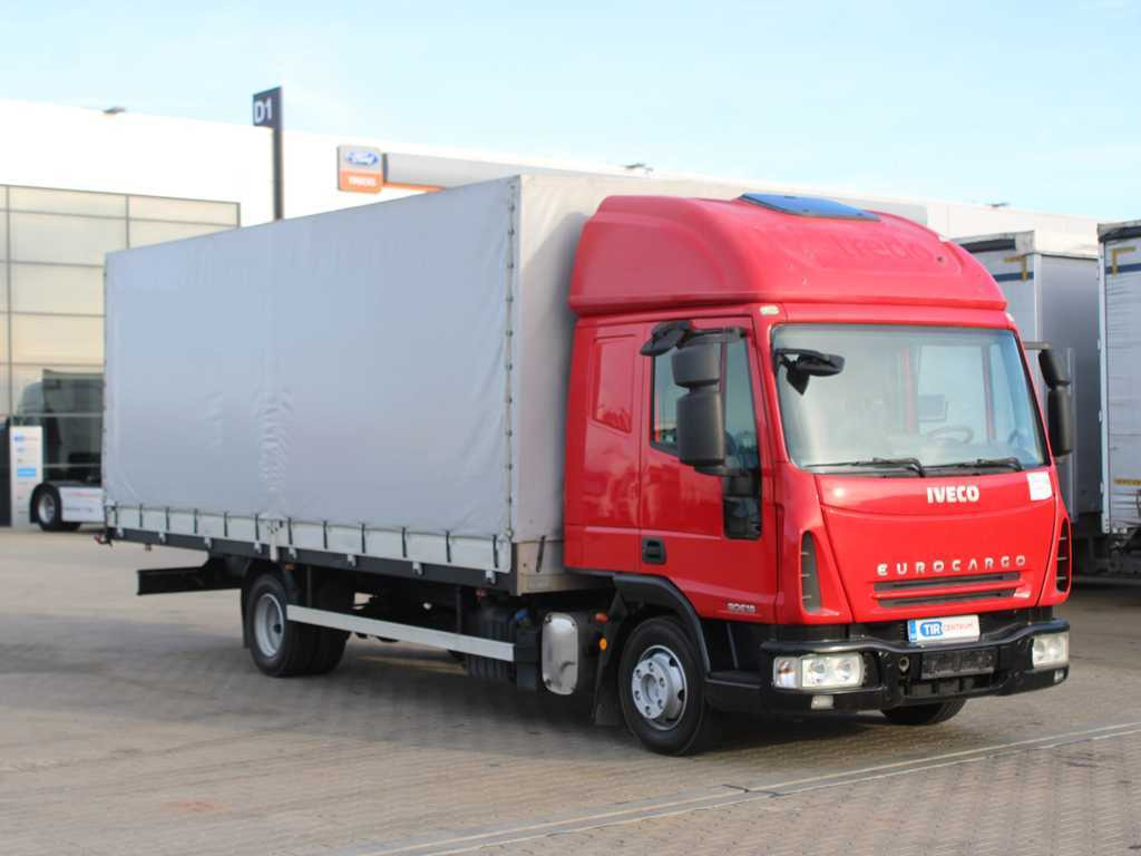 Iveco EUROCARGO ML 90E18, EURO 5, SIDE BOARD, TIRES 80% - Curtain side truck: picture 3 Iveco EUROCARGO ML 90E18, EURO 5, SIDE BOARD, TIRES 80% - Curtain side truck: picture 3
