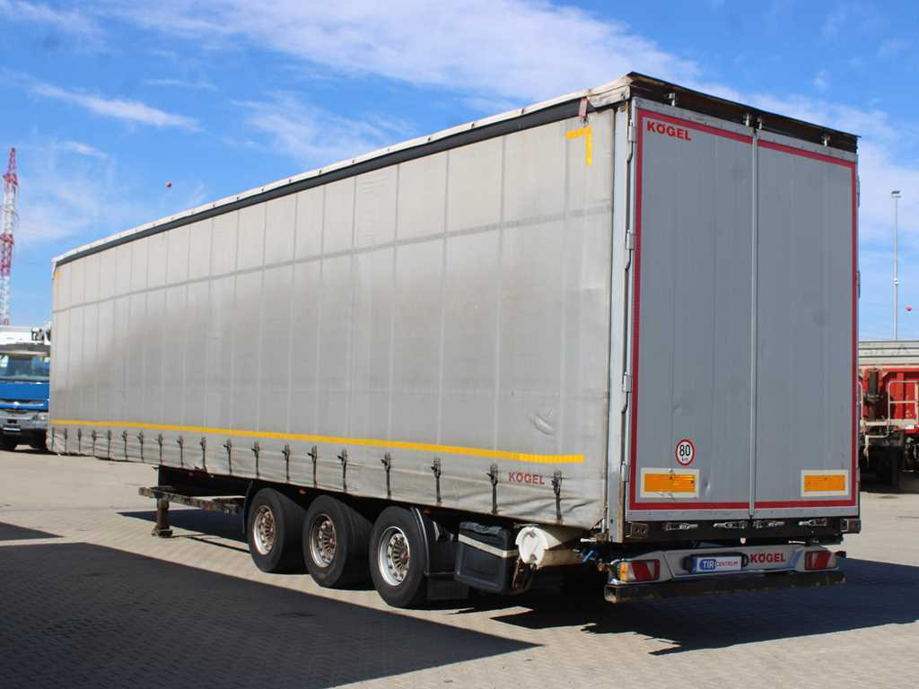 Kögel SN 24 MEGA, SAF, LOWDECK, LIFT AXLE, LIFTING ROOF, MULTILOCK - Curtainsider semi-trailer: picture 5 Kögel SN 24 MEGA, SAF, LOWDECK, LIFT AXLE, LIFTING ROOF, MULTILOCK - Curtainsider semi-trailer: picture 5