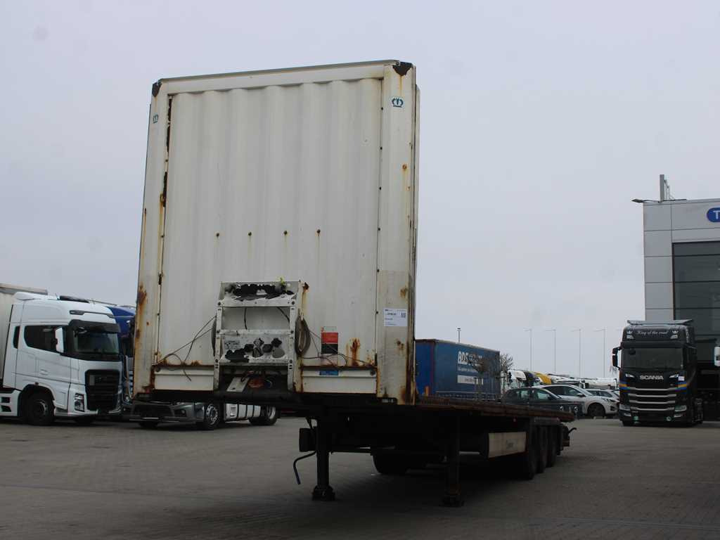 Krone SD, LIFTING AXLE, MULTILOCK - Dropside/ Flatbed semi-trailer: picture 1 Krone SD, LIFTING AXLE, MULTILOCK - Dropside/ Flatbed semi-trailer: picture 1