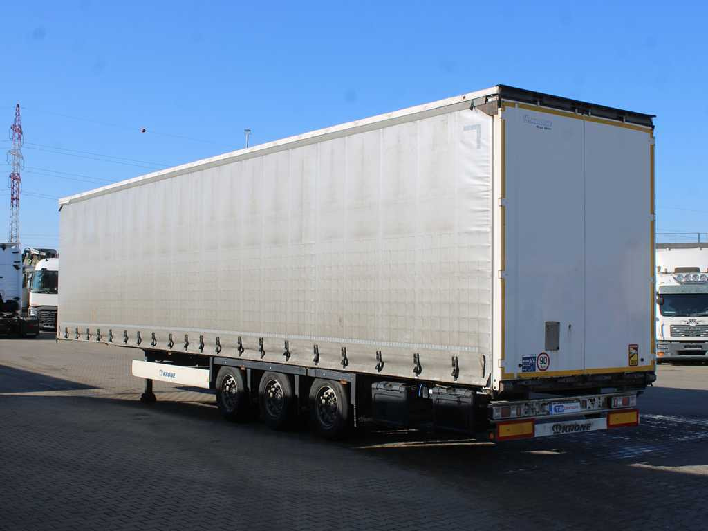 Krone SD, LOWDECK, LIFTING AXLE, MULTILOCK, LIFTING ROOF - Curtainsider semi-trailer: picture 5 Krone SD, LOWDECK, LIFTING AXLE, MULTILOCK, LIFTING ROOF - Curtainsider semi-trailer: picture 5