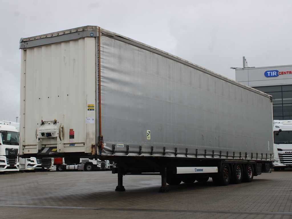 Krone SD, LOWDECK, MULTILOCK, LIFTING AXLE, LIFTING ROOF - Curtainsider semi-trailer: picture 1 Krone SD, LOWDECK, MULTILOCK, LIFTING AXLE, LIFTING ROOF - Curtainsider semi-trailer: picture 1
