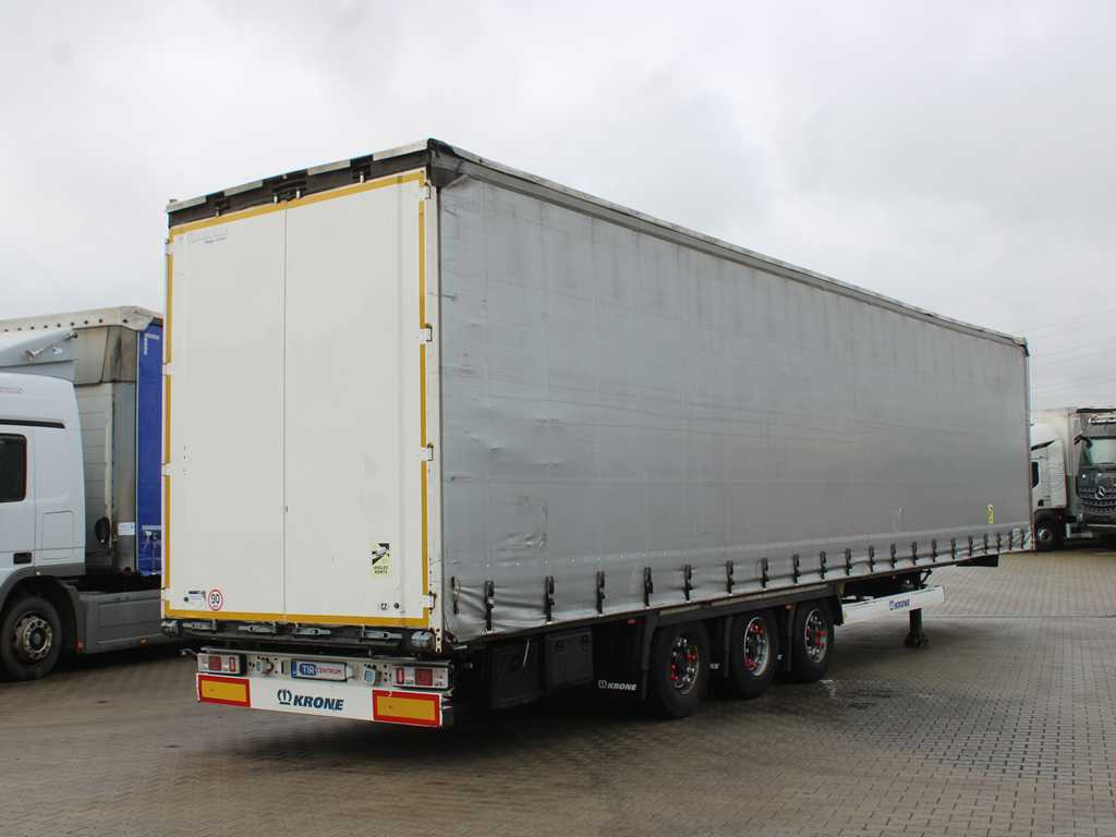 Krone SD, LOWDECK, MULTILOCK, LIFTING AXLE, LIFTING ROOF - Curtainsider semi-trailer: picture 4 Krone SD, LOWDECK, MULTILOCK, LIFTING AXLE, LIFTING ROOF - Curtainsider semi-trailer: picture 4