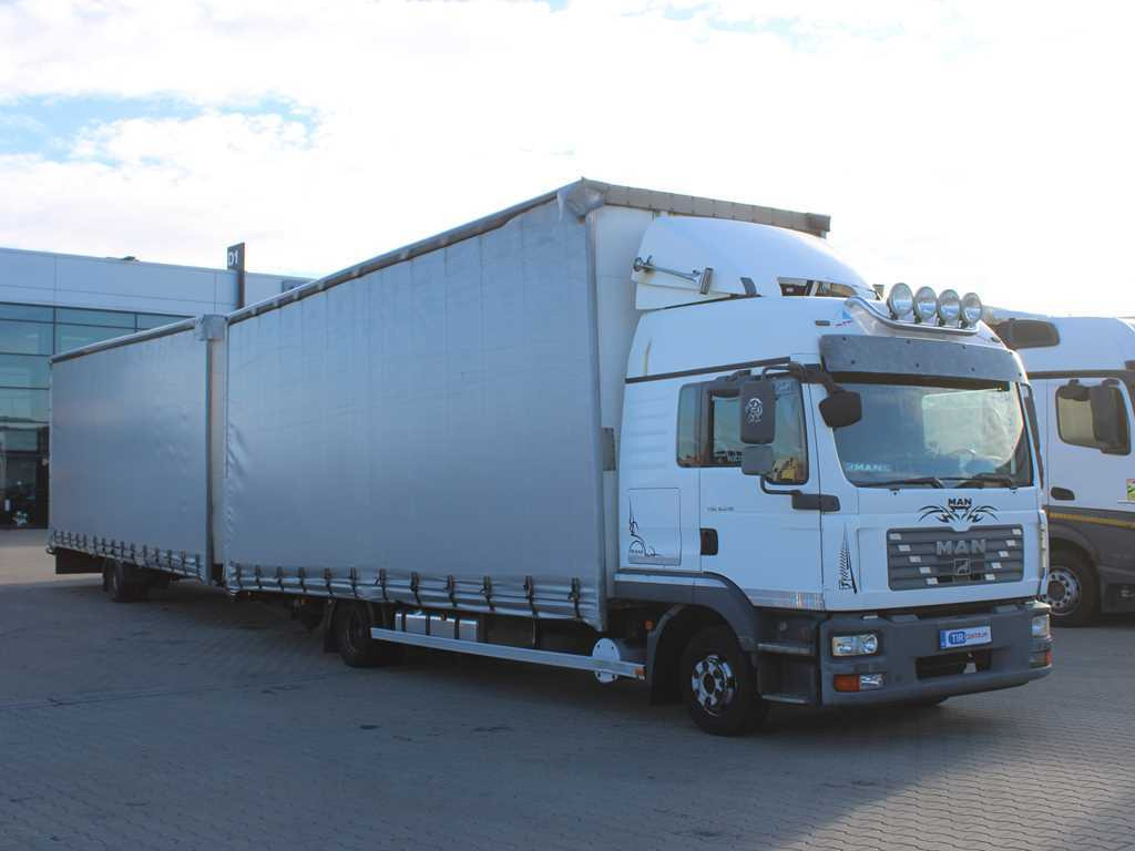 MAN TGL 8.210, EURO 4 + H&W TRAILER - Curtain side truck: picture 3 MAN TGL 8.210, EURO 4 + H&W TRAILER - Curtain side truck: picture 3