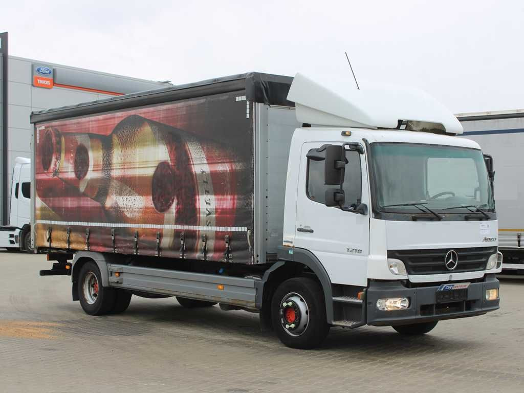 Mercedes-Benz ATEGO 1218, EURO 4 - Curtain side truck: picture 2 Mercedes-Benz ATEGO 1218, EURO 4 - Curtain side truck: picture 2