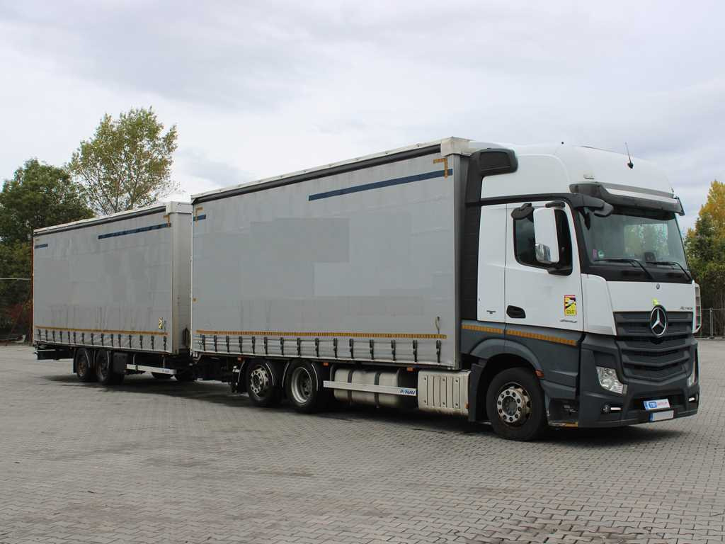 Mercedes-Benz Actros 2542, 6X2, LIFTING AXLE + PANAV TVK18M - Curtain side truck: picture 3 Mercedes-Benz Actros 2542, 6X2, LIFTING AXLE + PANAV TVK18M - Curtain side truck: picture 3