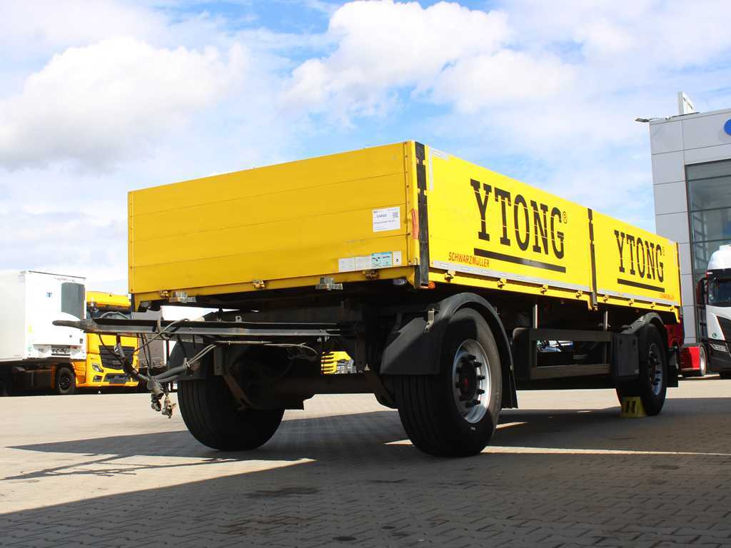 Schwarzmüller PA 2/E, SIDEBOARD, SAF, MULTILOCK, TYRES 80% - Dropside/ Flatbed trailer: picture 1 Schwarzmüller PA 2/E, SIDEBOARD, SAF, MULTILOCK, TYRES 80% - Dropside/ Flatbed trailer: picture 1