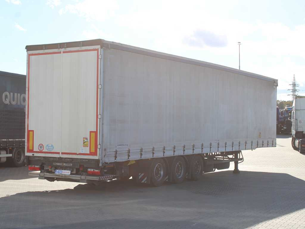 Schwarzmüller SPA 3/E, LOWDECK, LIFT AXLE, HYDRAULIC FRONT, SAF - Curtainsider semi-trailer: picture 4 Schwarzmüller SPA 3/E, LOWDECK, LIFT AXLE, HYDRAULIC FRONT, SAF - Curtainsider semi-trailer: picture 4