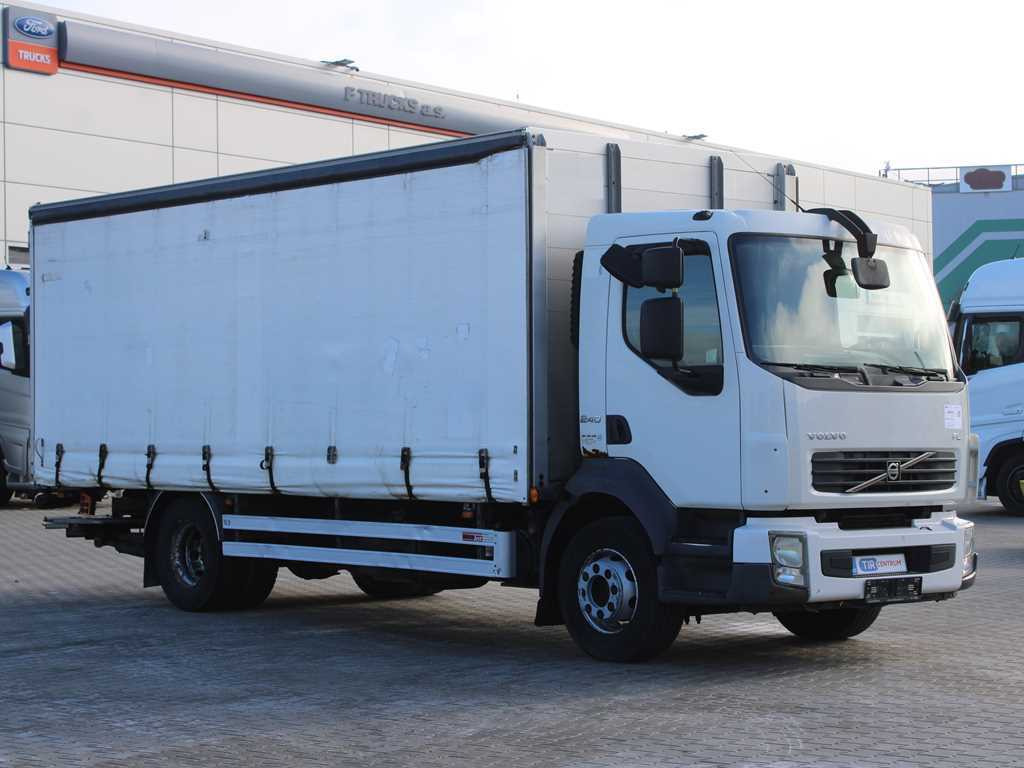 Volvo FL 240, EURO 5, HYDRAULIC FRONT, TIRES 80% - Curtain side truck: picture 3 Volvo FL 240, EURO 5, HYDRAULIC FRONT, TIRES 80% - Curtain side truck: picture 3
