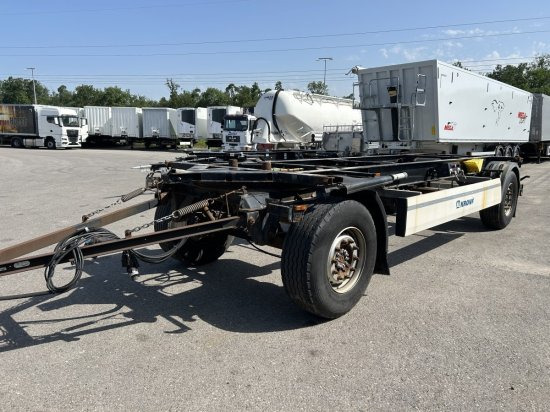 Krone AZ 18, Standard-Lafette BPW-Achsen, - Container transporter/ Swap body trailer: picture 1 Krone AZ 18, Standard-Lafette BPW-Achsen, - Container transporter/ Swap body trailer: picture 1