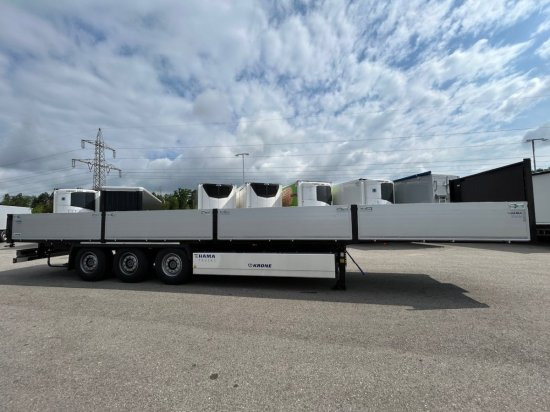 Krone Profi Liner SDP 27 Baustoff Auflieger Neu,  1-A Liftachse, mehrere Einheiten vorhanden - Dropside/ Flatbed semi-trailer: picture 4 Krone Profi Liner SDP 27 Baustoff Auflieger Neu,  1-A Liftachse, mehrere Einheiten vorhanden - Dropside/ Flatbed semi-trailer: picture 4