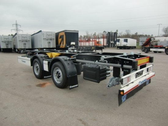 Krone ZZ/DC07 Tandem Lafette, Standard,   BPW-Achsen, Heckabstützung - Container transporter/ Swap body trailer: picture 4 Krone ZZ/DC07 Tandem Lafette, Standard,   BPW-Achsen, Heckabstützung - Container transporter/ Swap body trailer: picture 4
