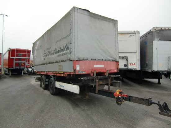 Krone ZZ/DC07 Tandem-Lafette, Standard, BPW-Achsen, Heckabstützung ohne Container - Container transporter/ Swap body trailer: picture 1 Krone ZZ/DC07 Tandem-Lafette, Standard, BPW-Achsen, Heckabstützung ohne Container - Container transporter/ Swap body trailer: picture 1