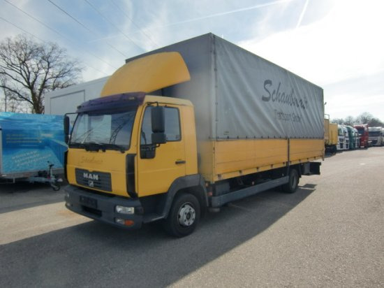 MAN LE 12.220 Plane, LBW, manual - Curtain side truck: picture 1 MAN LE 12.220 Plane, LBW, manual - Curtain side truck: picture 1