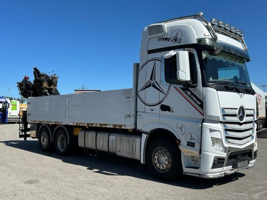 Mercedes-Benz Actros 2545 L 6x2, Retarder, Pritsche, Hiab XS 166 D-4 PRO, E5 - Dropside/ Flatbed truck, Crane truck: picture 3 Mercedes-Benz Actros 2545 L 6x2, Retarder, Pritsche, Hiab XS 166 D-4 PRO, E5 - Dropside/ Flatbed truck, Crane truck: picture 3