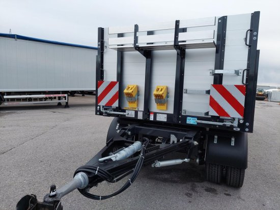 Schwarzmüller 2-Achs Jumbo-Baustoff-Plateauanhänger, BPW-Achsen, Alufelgen, - Dropside/ Flatbed trailer: picture 5 Schwarzmüller 2-Achs Jumbo-Baustoff-Plateauanhänger, BPW-Achsen, Alufelgen, - Dropside/ Flatbed trailer: picture 5