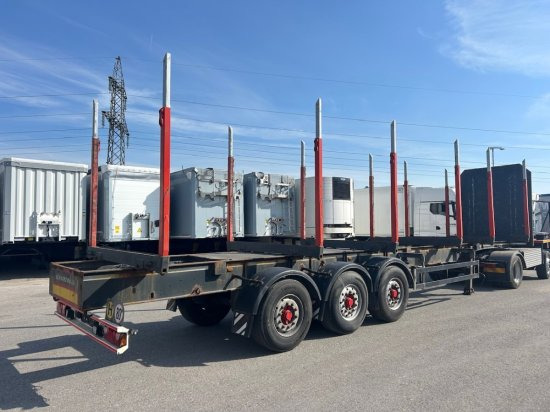 Schwarzmüller Holzauflieger 6 Rungenpaare, BPW-Achsen - Timber semi-trailer: picture 4 Schwarzmüller Holzauflieger 6 Rungenpaare, BPW-Achsen - Timber semi-trailer: picture 4