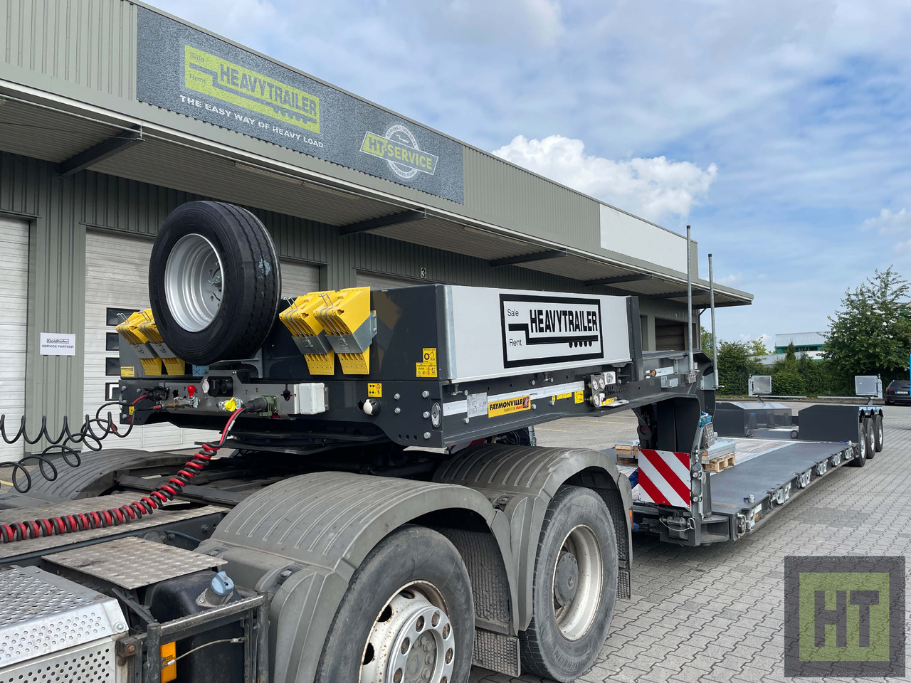 Faymonville 3-Achs-Tiefbett-Pendelachsen - Low loader semi-trailer: picture 5 Faymonville 3-Achs-Tiefbett-Pendelachsen - Low loader semi-trailer: picture 5