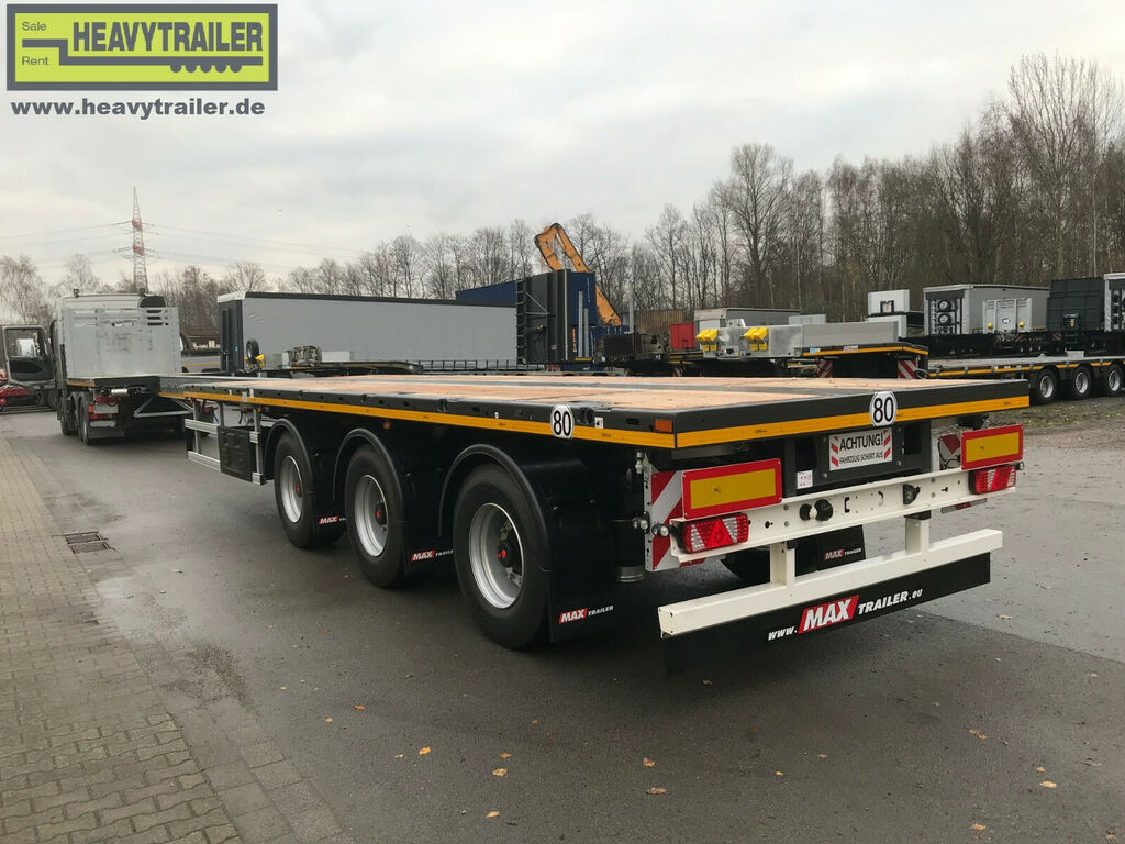 Faymonville MAX Trailer 3-Achs-Doppeltele-Plateau zwangsgel. - Dropside/ Flatbed semi-trailer: picture 3 Faymonville MAX Trailer 3-Achs-Doppeltele-Plateau zwangsgel. - Dropside/ Flatbed semi-trailer: picture 3