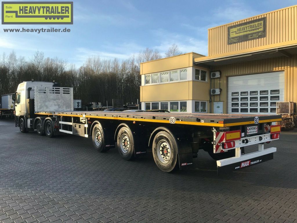 Faymonville MAX Trailer 3-Achs-Tele-Plateau zwangsgelenkt - Dropside/ Flatbed semi-trailer: picture 1 Faymonville MAX Trailer 3-Achs-Tele-Plateau zwangsgelenkt - Dropside/ Flatbed semi-trailer: picture 1