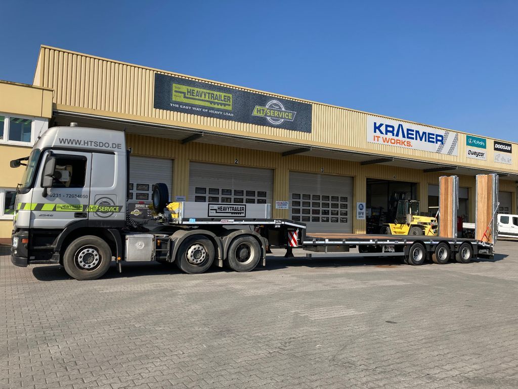 Faymonville MAX Trailer 3-Achs-Tele-Semi mit Rampen zwangsgel - Low loader semi-trailer: picture 2 Faymonville MAX Trailer 3-Achs-Tele-Semi mit Rampen zwangsgel - Low loader semi-trailer: picture 2