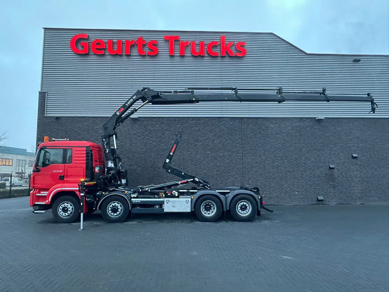 MAN TGS 35.500 8X4H-6 MET MULTILIFT ULT T 21 S51 HAAKARMSYSTEEM + HIAB X-HIPRO 192 E-4 KRAAN/CRANE/KRAN/GRUA - Hook lift truck, Crane truck: picture 1 MAN TGS 35.500 8X4H-6 MET MULTILIFT ULT T 21 S51 HAAKARMSYSTEEM + HIAB X-HIPRO 192 E-4 KRAAN/CRANE/KRAN/GRUA - Hook lift truck, Crane truck: picture 1