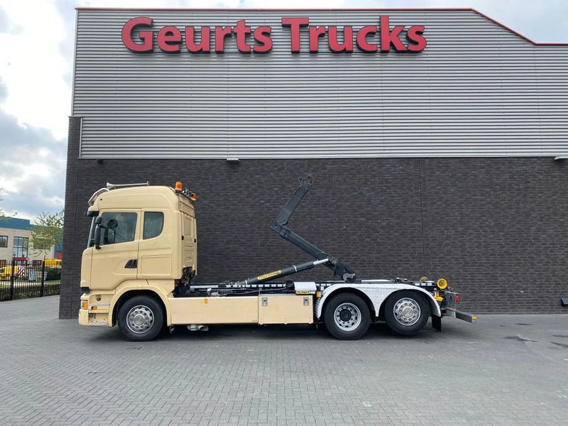 Scania R450 6X2 + PALFINGER HAAKARMSYSTEEM/ABROLLKIPPER/HOOKLIFT - Hook lift truck: picture 1 Scania R450 6X2 + PALFINGER HAAKARMSYSTEEM/ABROLLKIPPER/HOOKLIFT - Hook lift truck: picture 1