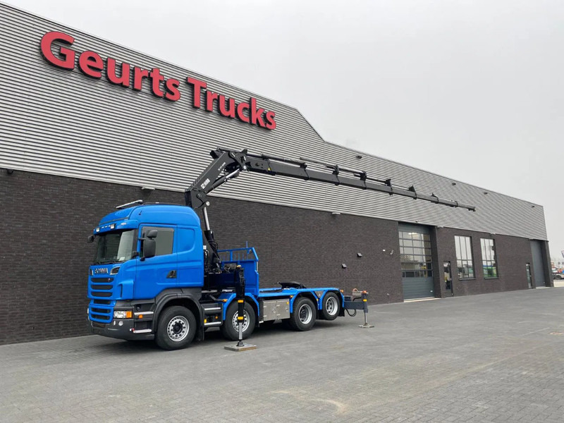 Scania R560 V8 8X2 TREKKER/BAKWAGEN + HIAB 477E-8 HIPRO KRAAN/KRAN/CRANE/GRUA - Crane truck: picture 4 Scania R560 V8 8X2 TREKKER/BAKWAGEN + HIAB 477E-8 HIPRO KRAAN/KRAN/CRANE/GRUA - Crane truck: picture 4