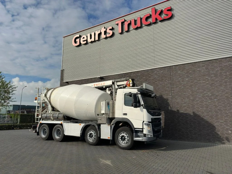 Concrete mixer truck Volvo FM 410 8X4 + STETTER 9 M3 MIXER/MISCHER + THEAM 15 M TRANSPORTBAND/BELT: picture 6