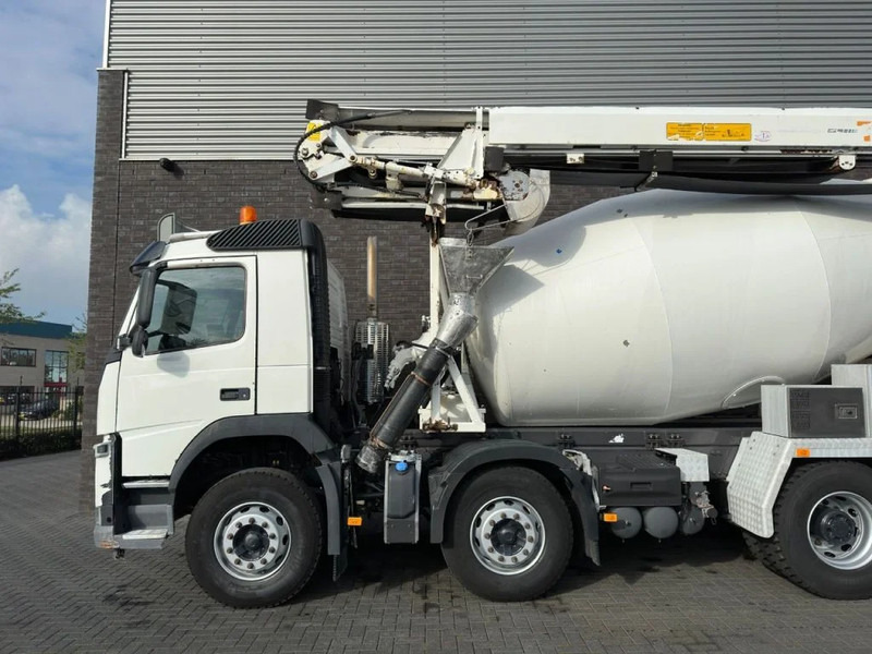 Concrete mixer truck Volvo FM 410 8X4 + STETTER 9 M3 MIXER/MISCHER + THEAM 15 M TRANSPORTBAND/BELT: picture 14