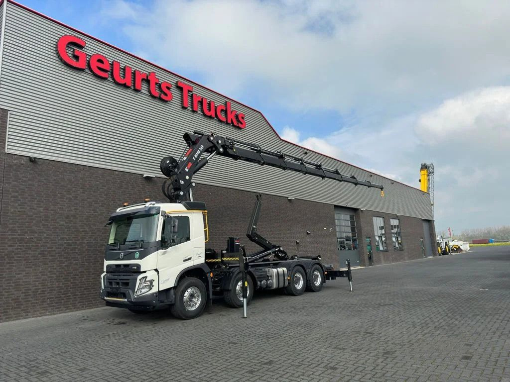 Volvo FMX 500 8X4 HIAB HAAKARM + HIAB 548 E-8 KRAAN/KR - Crane truck, Hook lift truck: picture 2 Volvo FMX 500 8X4 HIAB HAAKARM + HIAB 548 E-8 KRAAN/KR - Crane truck, Hook lift truck: picture 2