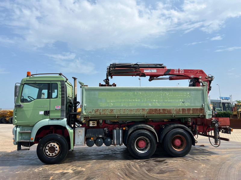 MAN TGA 26.480 tipper + HMF crane - Tipper, Crane truck: picture 3 MAN TGA 26.480 tipper + HMF crane - Tipper, Crane truck: picture 3