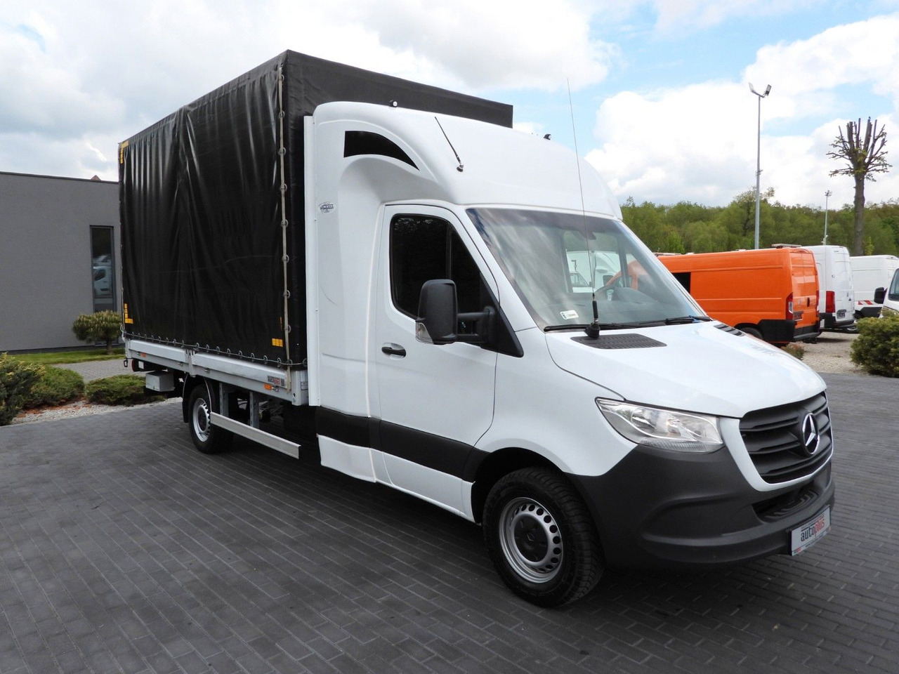 Mercedes-Benz SPRINTER 316 PRITSCHE PLANE AUFZUG 8 PALETTEN - Curtain side van, Crew cab van: picture 4 Mercedes-Benz SPRINTER 316 PRITSCHE PLANE AUFZUG 8 PALETTEN - Curtain side van, Crew cab van: picture 4