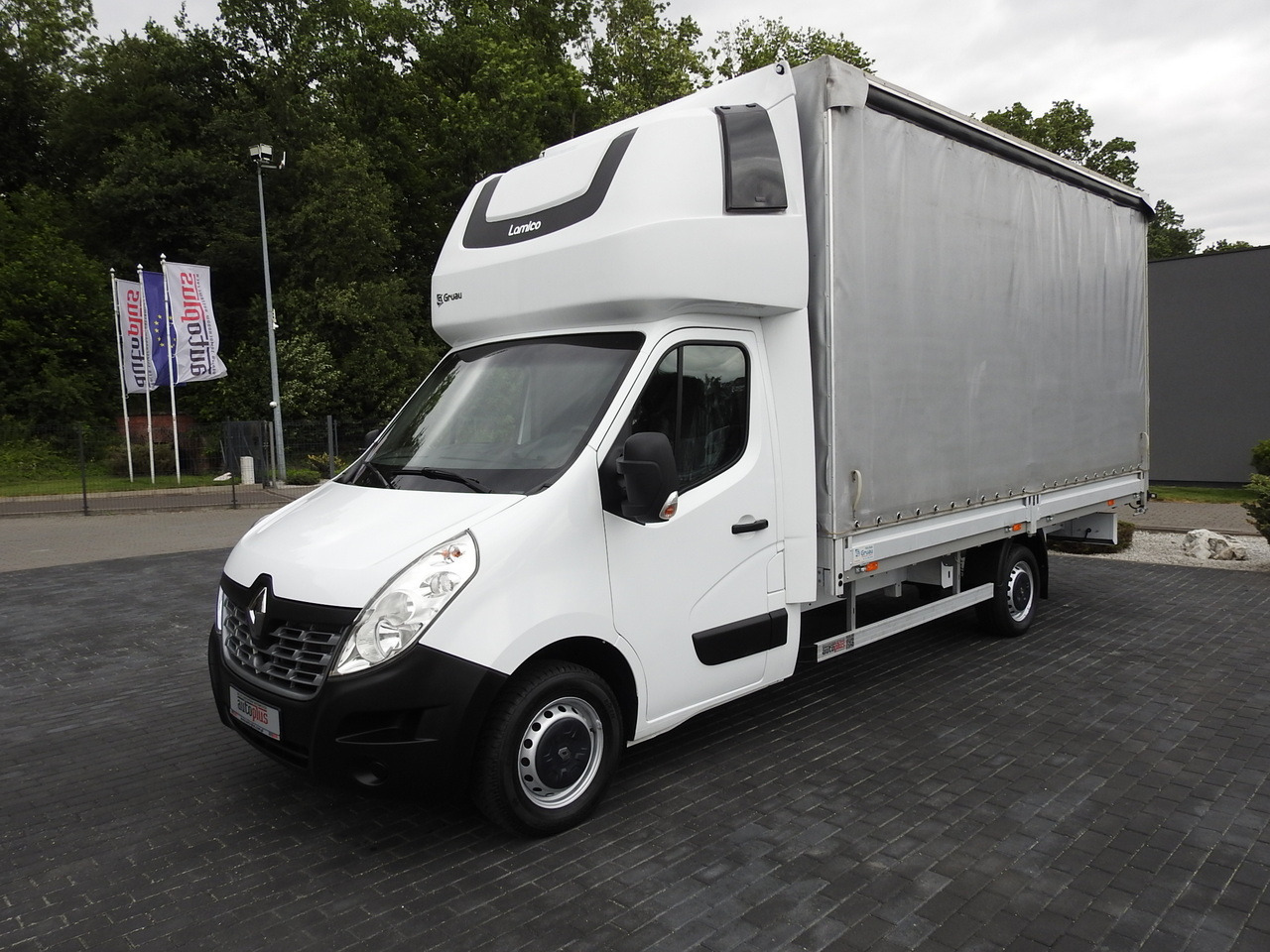 Curtain side van RENAULT MASTER TARPAULIN 10 PALLETS WEBASTO CRUISE CONTROL AIR CONDITIONING 170HP: picture 6 Curtain side van RENAULT MASTER TARPAULIN 10 PALLETS WEBASTO CRUISE CONTROL AIR CONDITIONING 170HP: picture 6