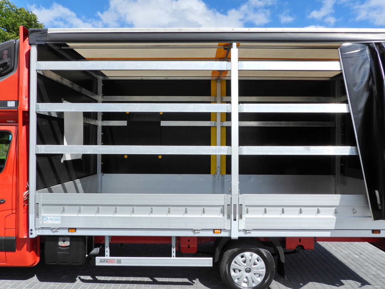 Curtain side van RENAULT MASTER TARPAULIN 10 PALLETS WEBASTO CRUISE CONTROL LED LIGHTS AIR CONDITIONING  165HP: picture 24