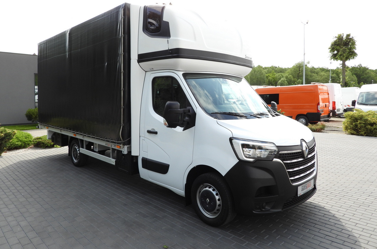 RENAULT MASTER TARPAULIN 10 PALLETS WEBASTO CRUISE CONTROL LED LIGHTS PNEUMATICS AIR CONDITIONING 165HP - Curtain side van: picture 4 RENAULT MASTER TARPAULIN 10 PALLETS WEBASTO CRUISE CONTROL LED LIGHTS PNEUMATICS AIR CONDITIONING 165HP - Curtain side van: picture 4
