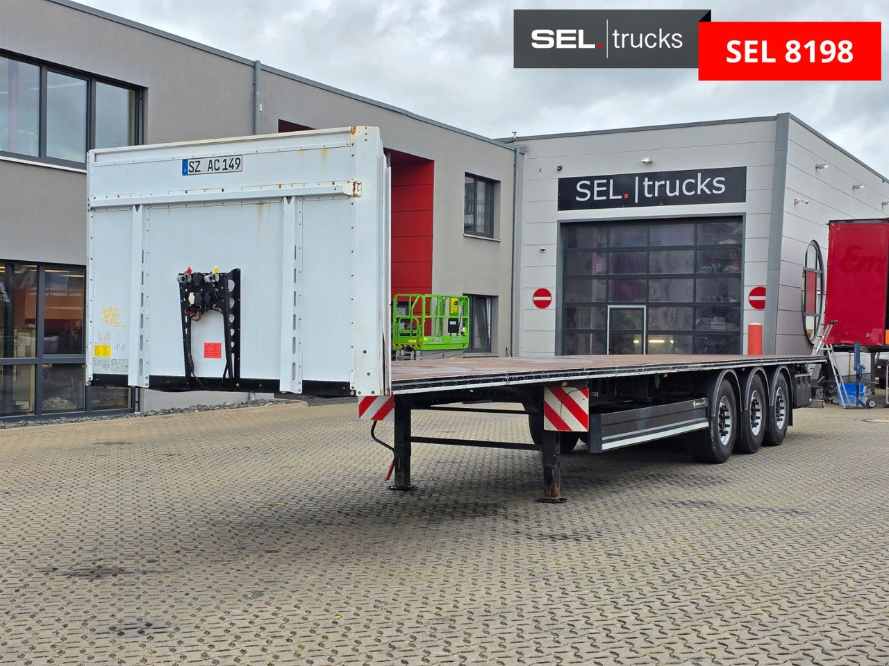 Berger SAPL24 / 4.290 kg !!!! - Dropside/ Flatbed semi-trailer: picture 1 Berger SAPL24 / 4.290 kg !!!! - Dropside/ Flatbed semi-trailer: picture 1