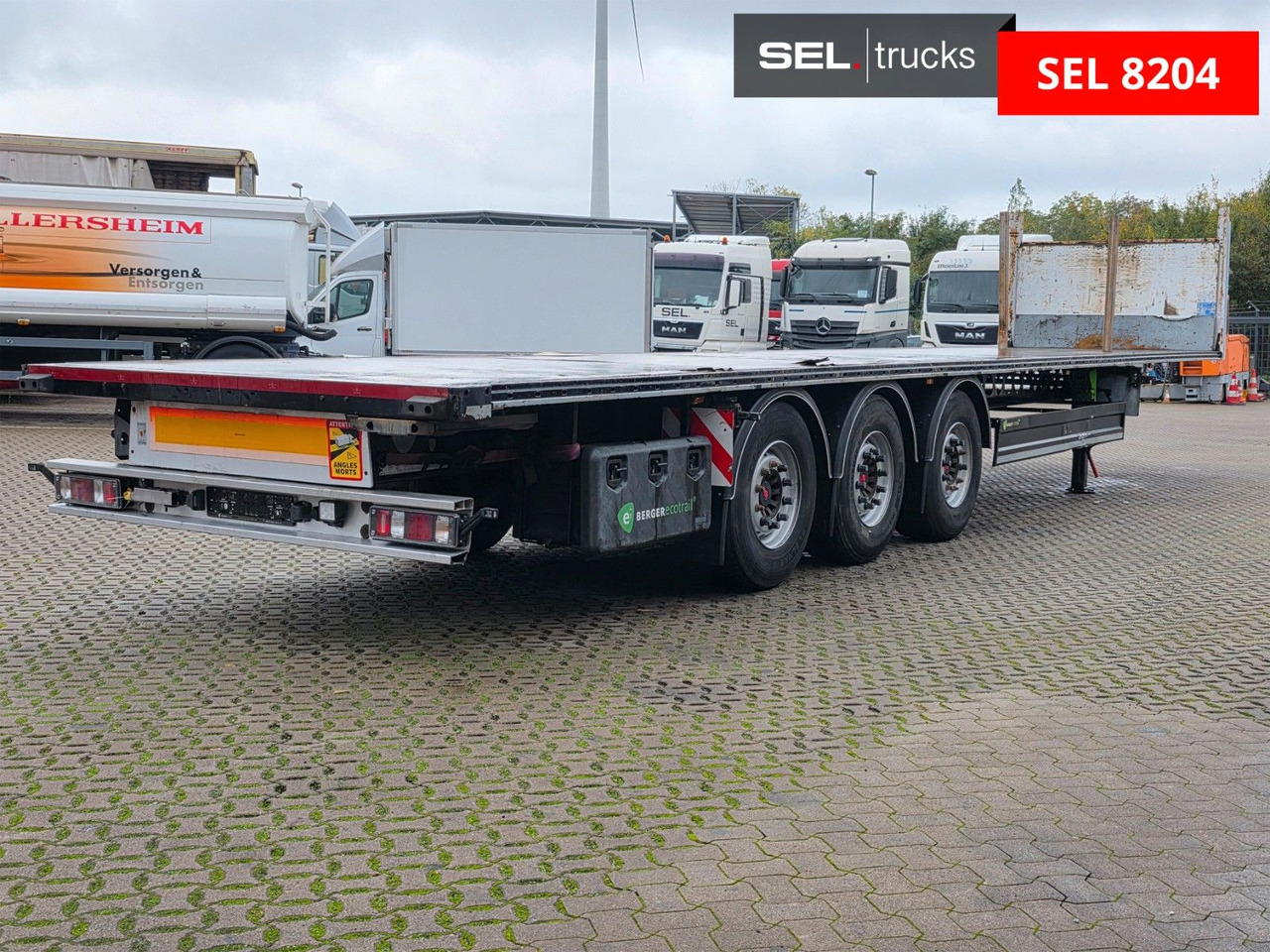 Berger SAPL24 / 4.290 kg !!! - Dropside/ Flatbed semi-trailer: picture 5 Berger SAPL24 / 4.290 kg !!! - Dropside/ Flatbed semi-trailer: picture 5