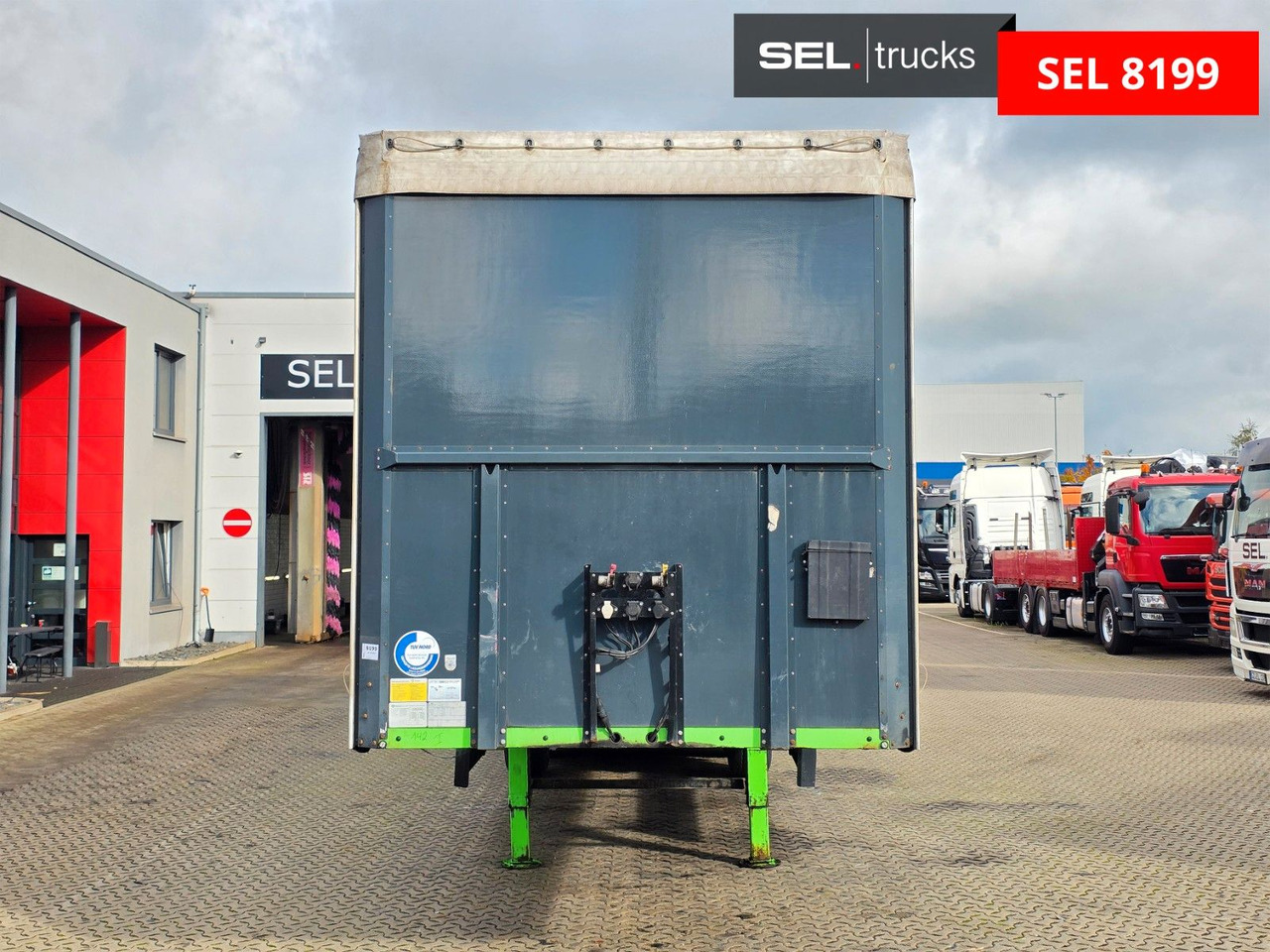 Berger SAPL24 / Coilmulde / 5.560 kg LEERGEWICHT - Curtainsider semi-trailer: picture 2 Berger SAPL24 / Coilmulde / 5.560 kg LEERGEWICHT - Curtainsider semi-trailer: picture 2